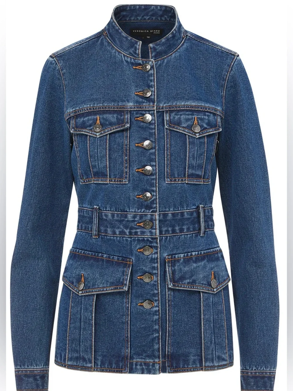 Veronica Beard Tika denim jacket cotton